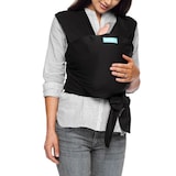 Moby Classic Baby Wrap, Black Front_Angled_Right