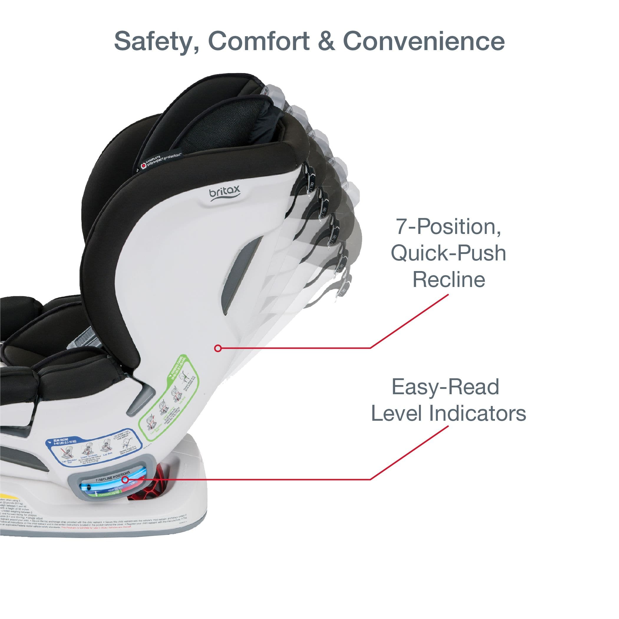 Britax Boulevard Click Tight 2 in 1 Convertible Car Seat Vector