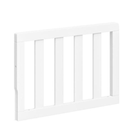 Graco Universal Toddler Safety Guardrail, White Front_Three_Fourths_Angled_Right