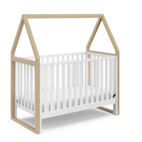 Storkcraft Orchard 5-in-1 Convertible Crib, White Front_Three_Fourths_Angled_Right