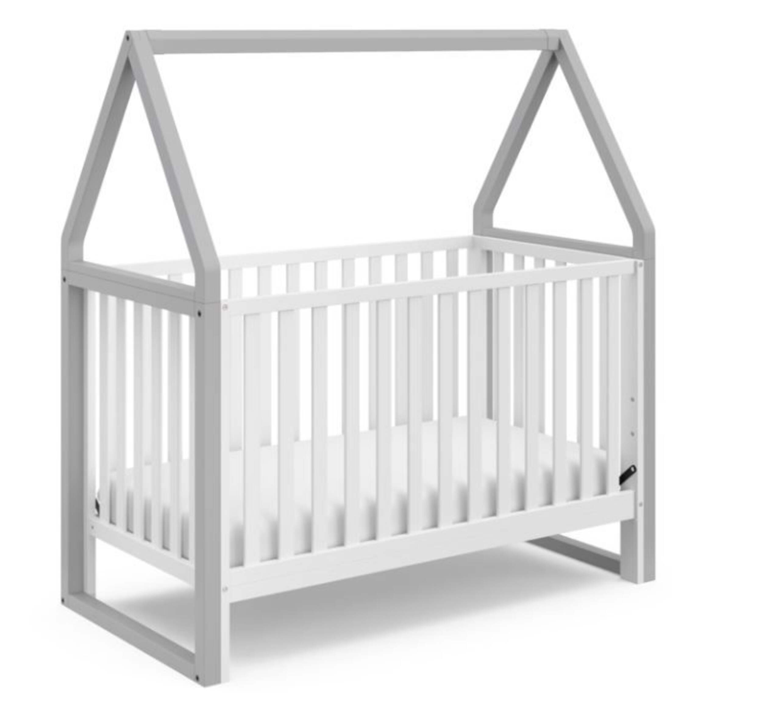 Storkcraft Orchard - Lit de bébé transformable 5-en-1, gris caillou Front_Three_Fourths_Angled_Right
