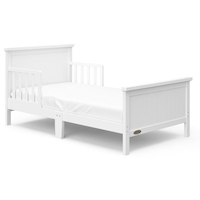 Graco Bailey Toddler Bed, White Front_Three_Fourths_Angled_Right