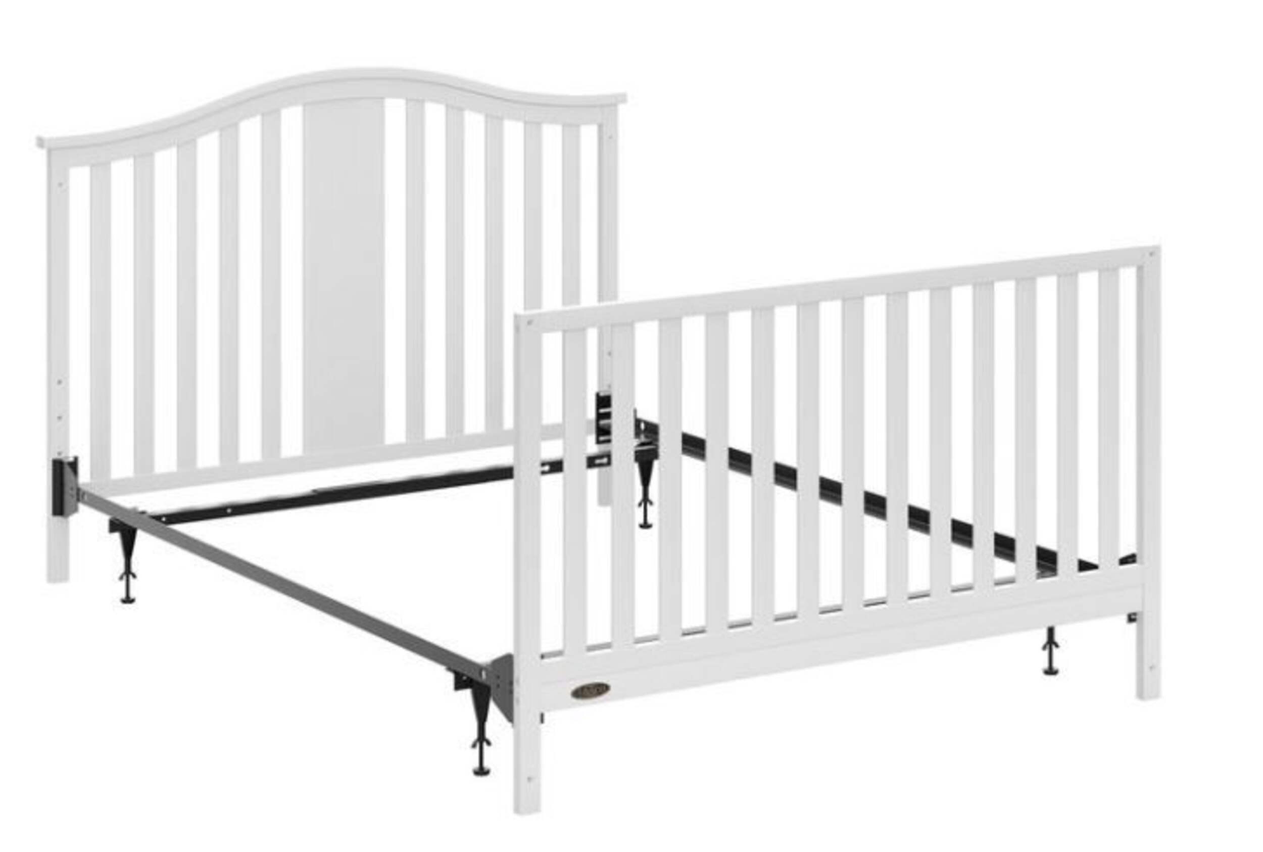 Graco Universal Full-Size Crib Conversion Kit Front_Three_Fourths_Angled_Right