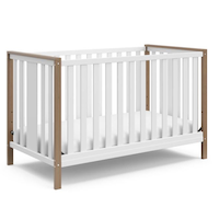 Storkcraft Modern Pacific 4-in-1 Convertible Crib, Vintage Driftwood Front_Three_Fourths_Angled_Right