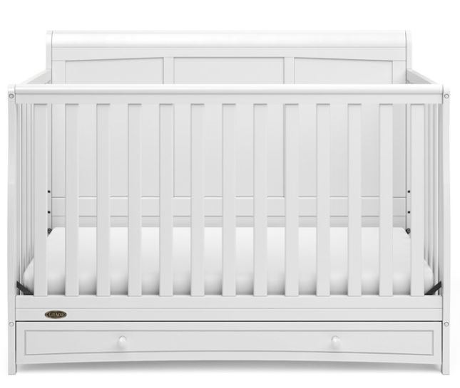 Graco Asheville 4in1 Convertible Crib with Drawer, White Canadian Tire
