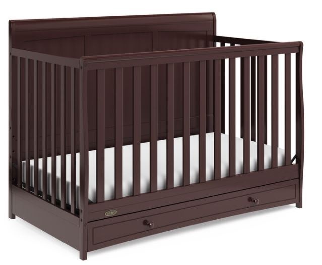Graco Asheville 4in1 Convertible Crib with Drawer, Espresso