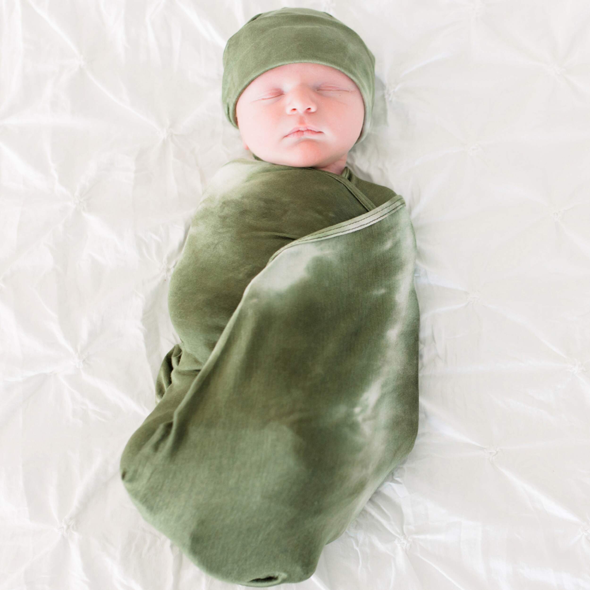Bazzle Baby Forever Swaddle Hat Set, Olive TieDye Canadian Tire