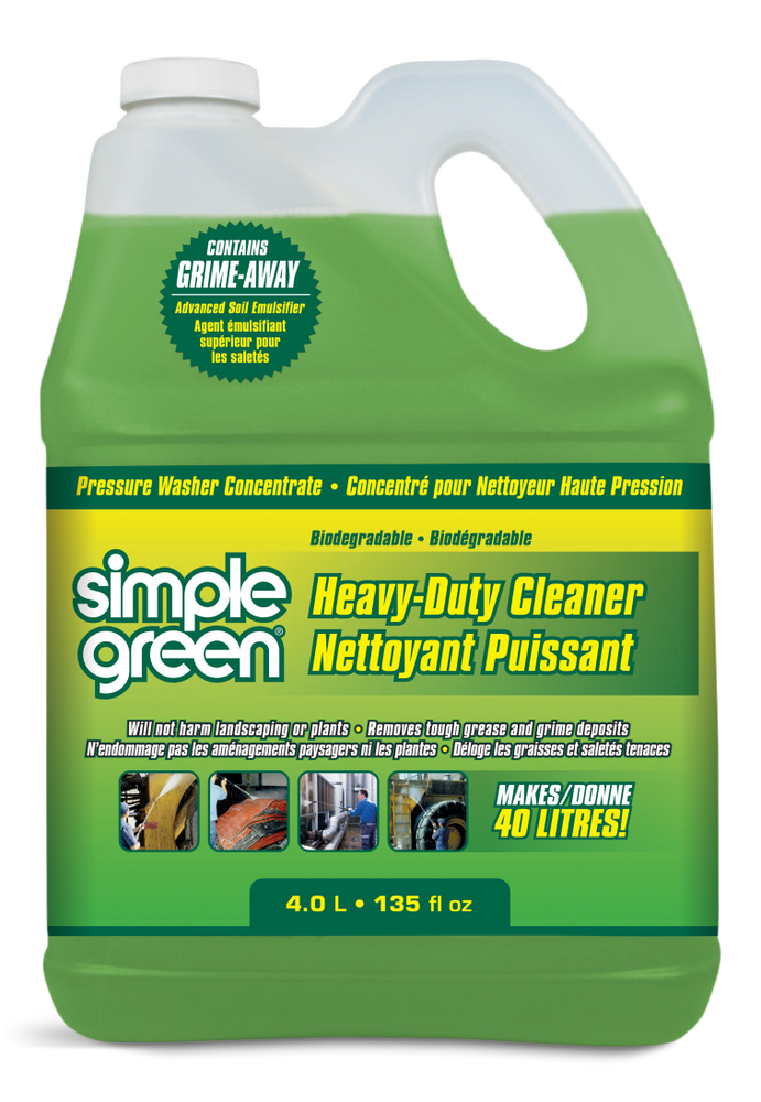 Simple Green Non-Toxic Heavy-Duty Concentrate Pressure Washer Detergent ...