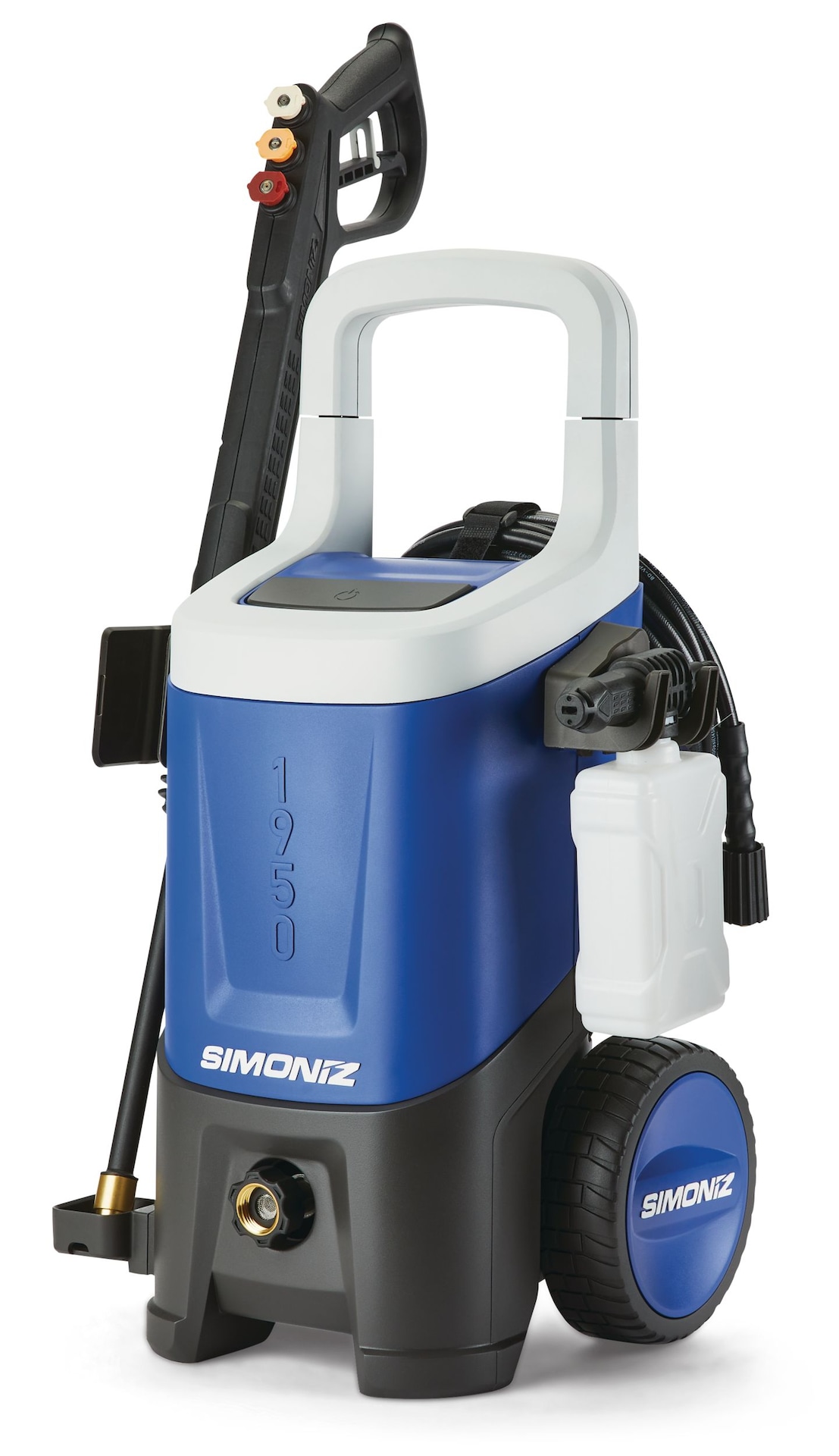 Simoniz 1950 PSI 1.8 GPM Wheeled Electric Pressure Washer with Foam
