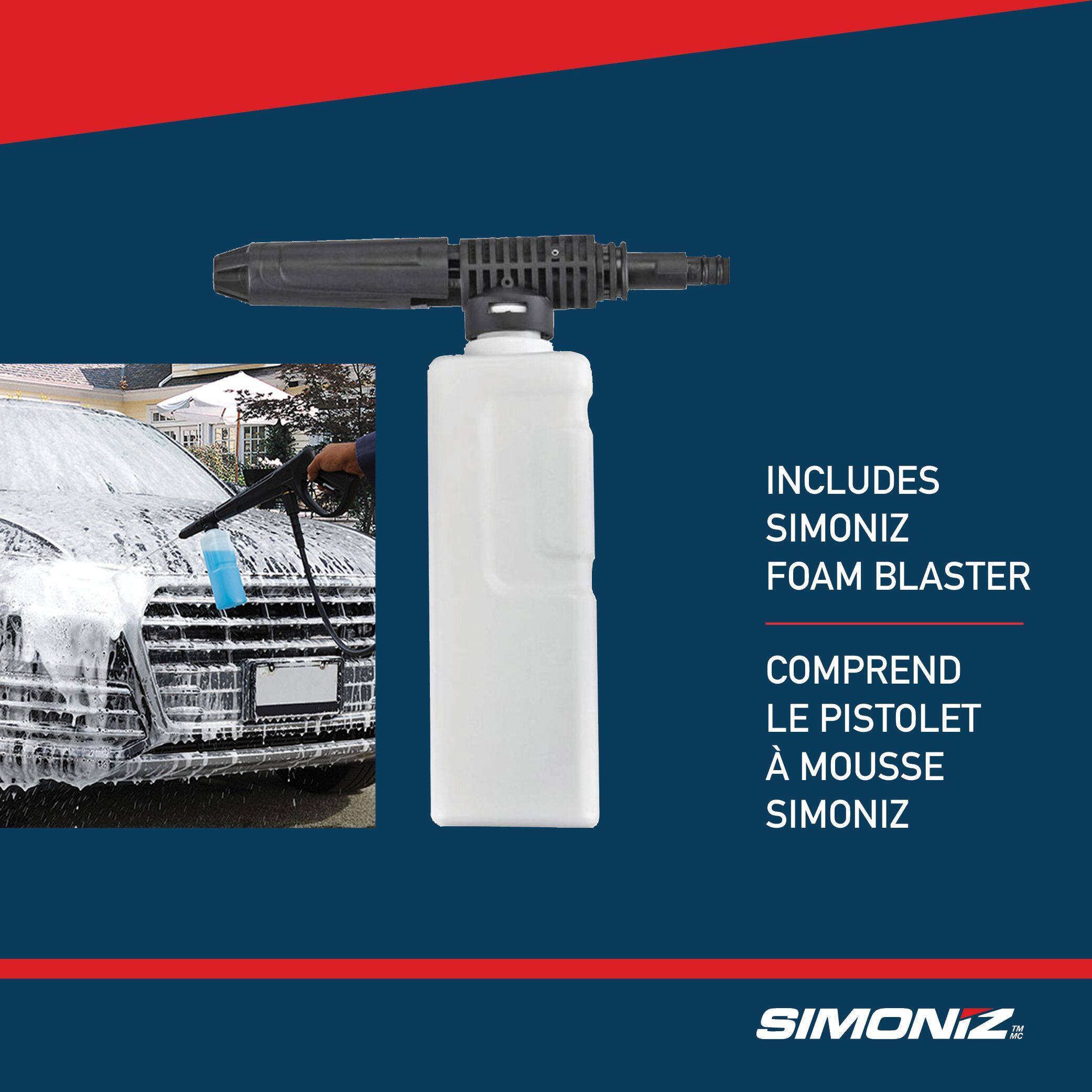 Simoniz pressure deals washer 1600 psi