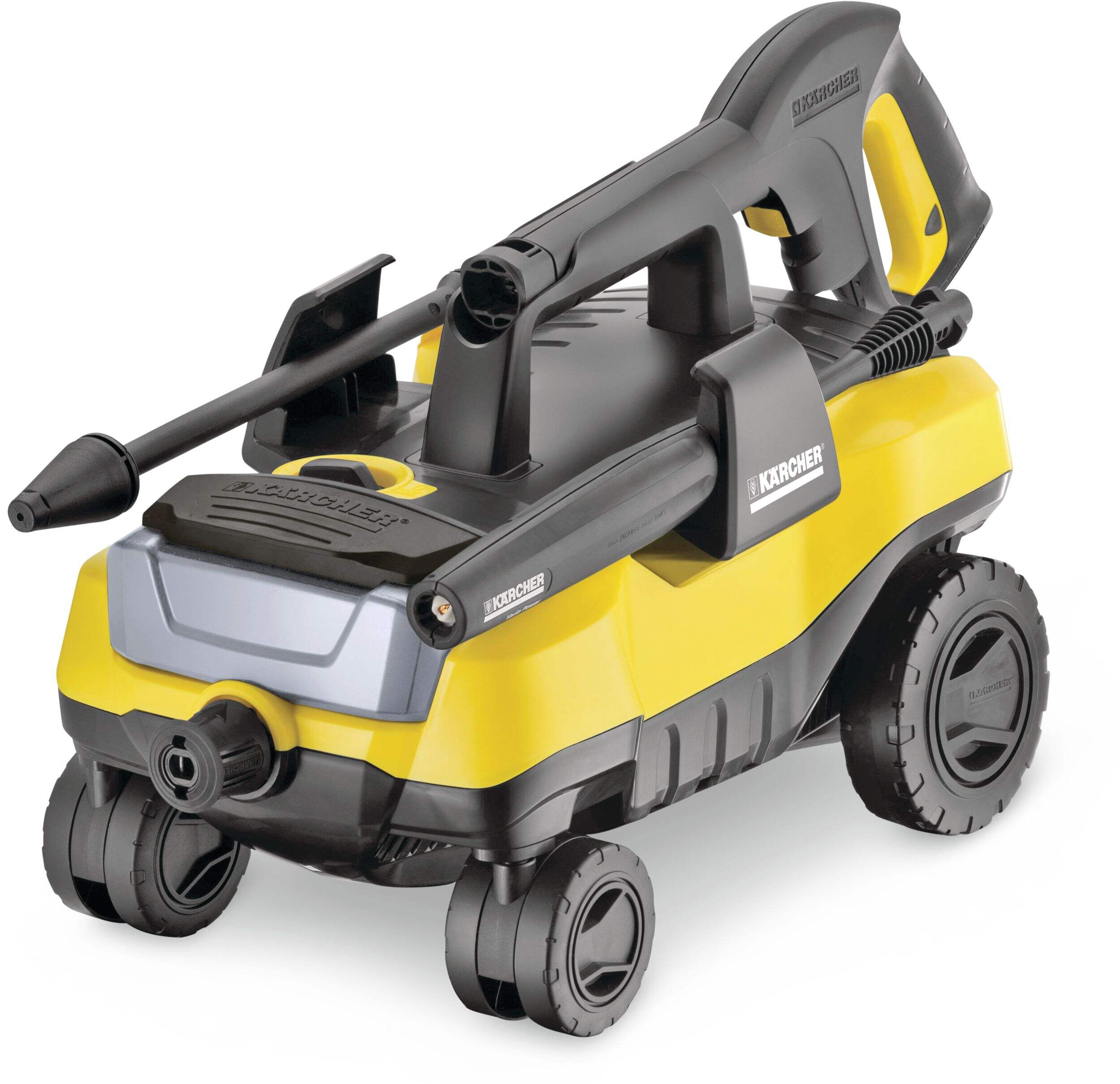 Karcher 1800 PSI 1.3 GPM Corded Cold Water 4-Wheels Electric Pressure Washer w/ Dirt Blaster Front_Three_Fourths_Angled_Left