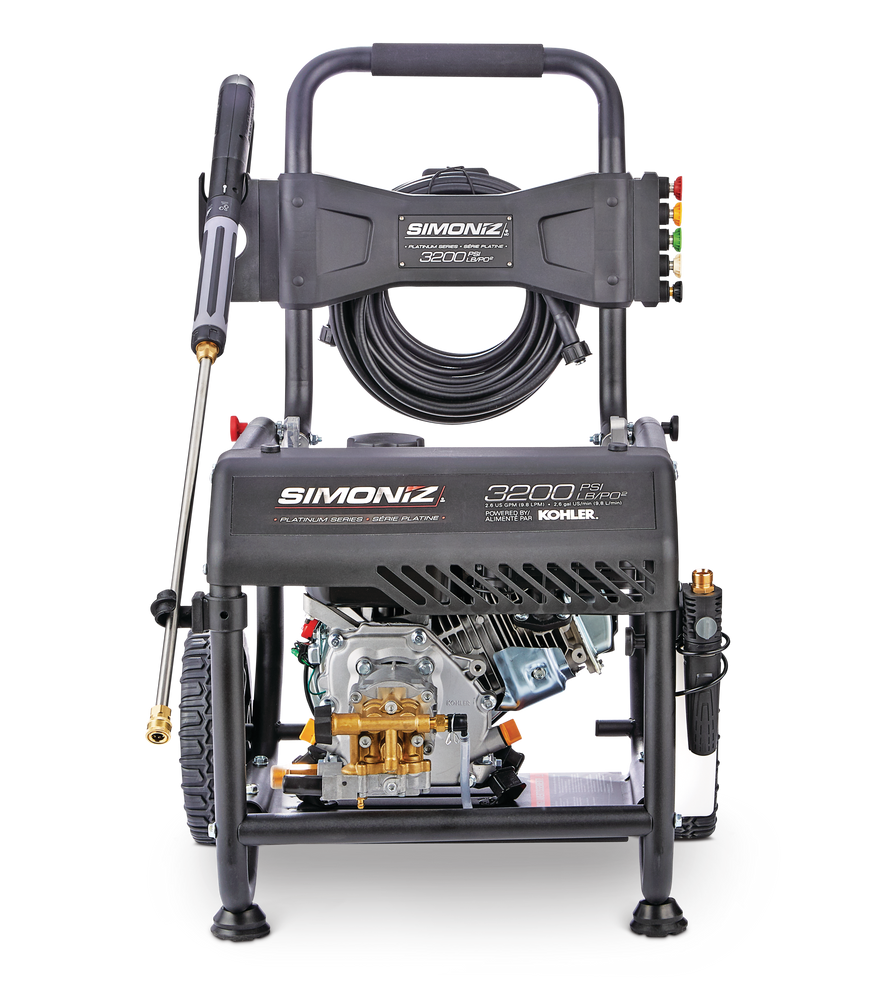 Simoniz 3200 PSI 2.6 GPM 196cc Engine Cold Water Wheeled Gas Pressure