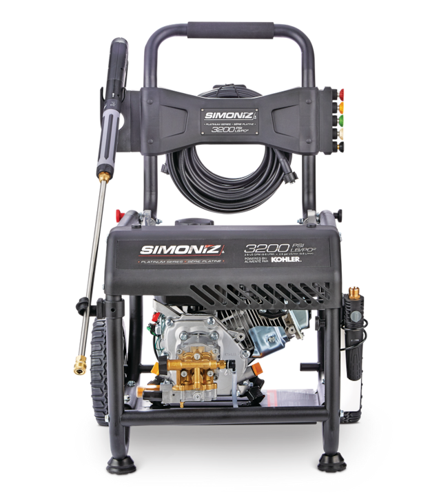 Simoniz 3200 PSI 2.6 GPM 196cc Engine Cold Water Wheeled Gas Pressure