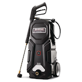 Nettoyeur haute pression électrique à balai avec pulvérisateur à mousse SIMONIZ, eau froide, roues, 2 100 lb/po², 1,5 gal/min Front_Three_Fourths_Angled_Left