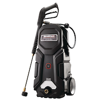 Simoniz Platinum 2100 PSI 1.5 GPM Corded Cold Water Wheeled Brushed Electric Pressure Washer w/ Foam Blaster Front_Angled_Left