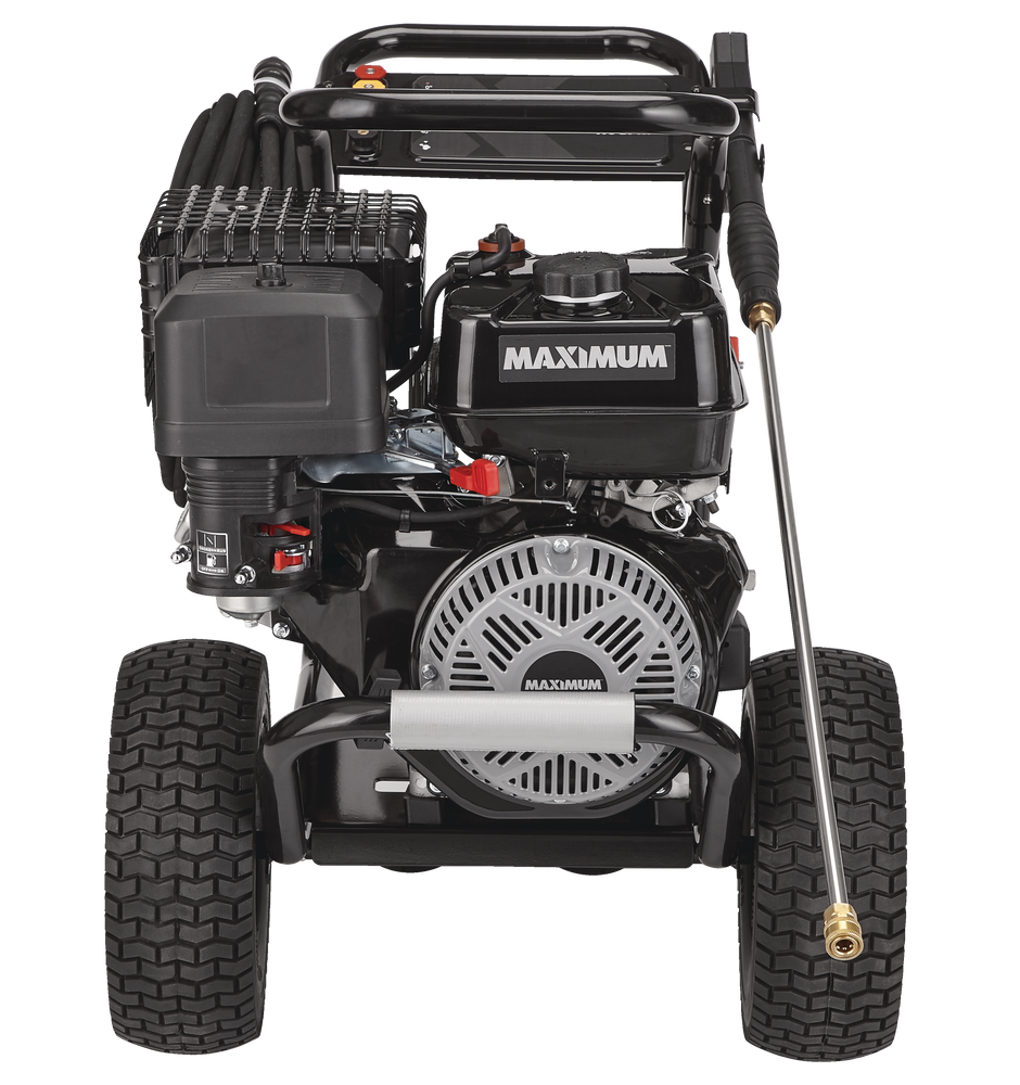 Maximum 4200 PSI 4.0 GPM 420cc Engine Cold Water Wheeled Gas Pressure