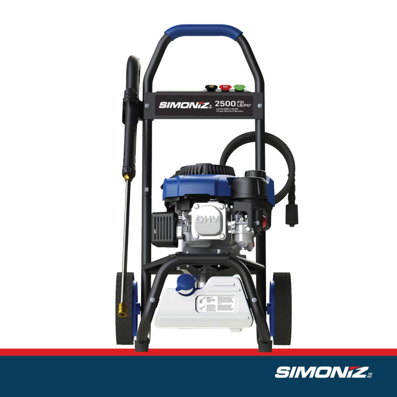 Simoniz 2200 psi cheap gas pressure washer