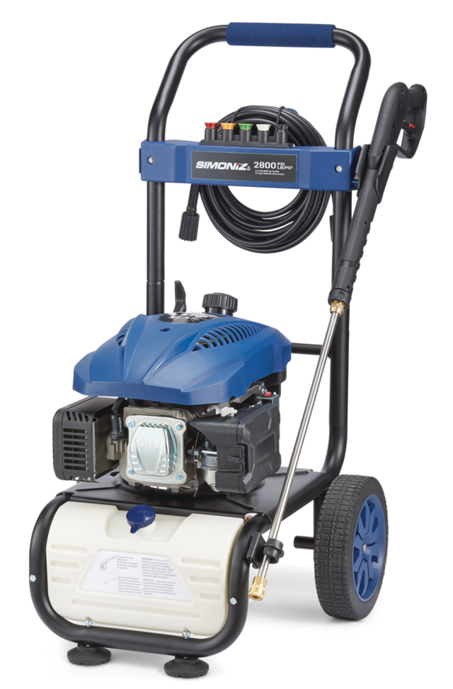 Simoniz 2800 PSI 2.3 GPM 170cc Engine Cold Water Wheeled Gas Pressure Washer Canadian Tire