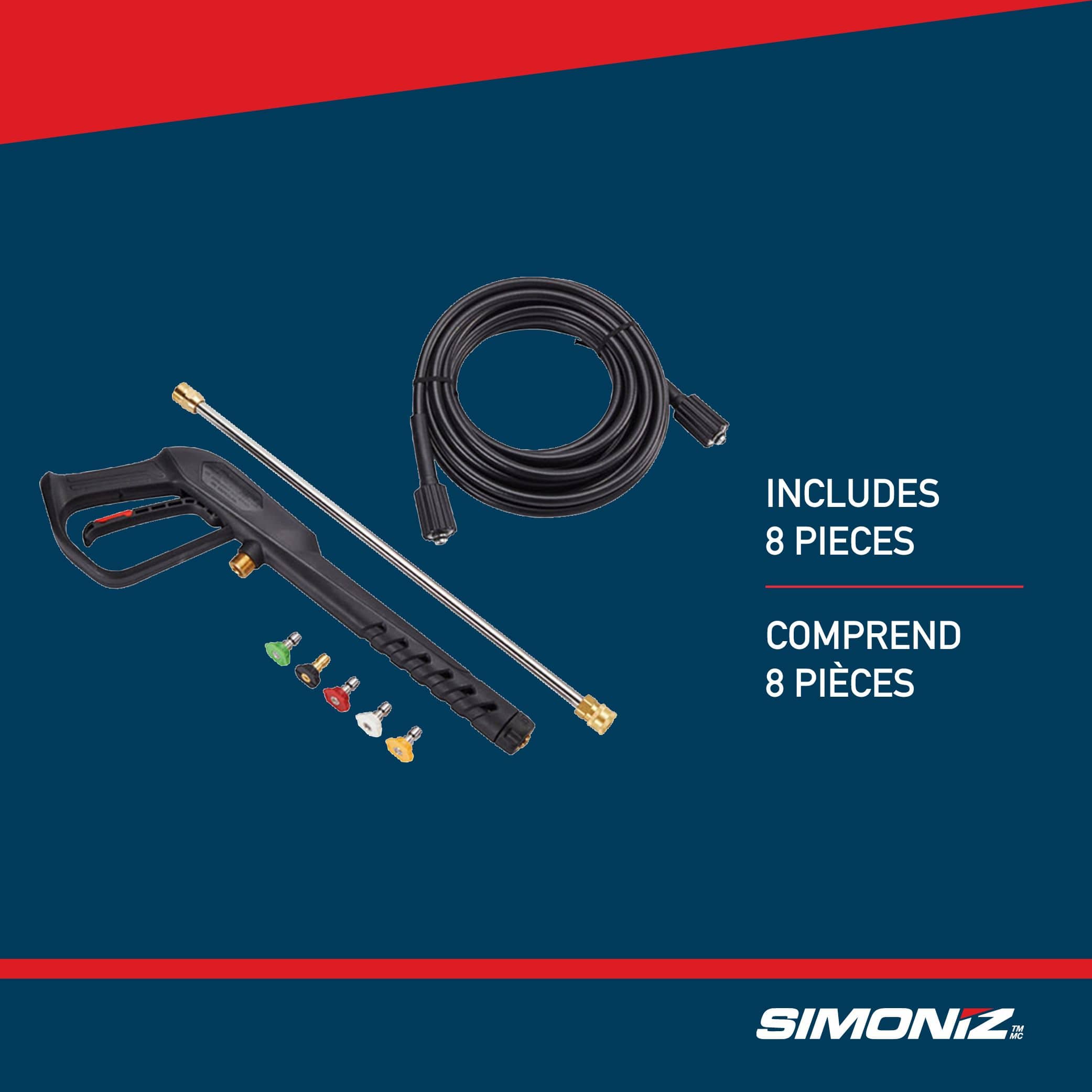 Simoniz 2800 PSI 2.3 GPM 170cc Engine Cold Water Wheeled Gas Pressure Washer Canadian Tire