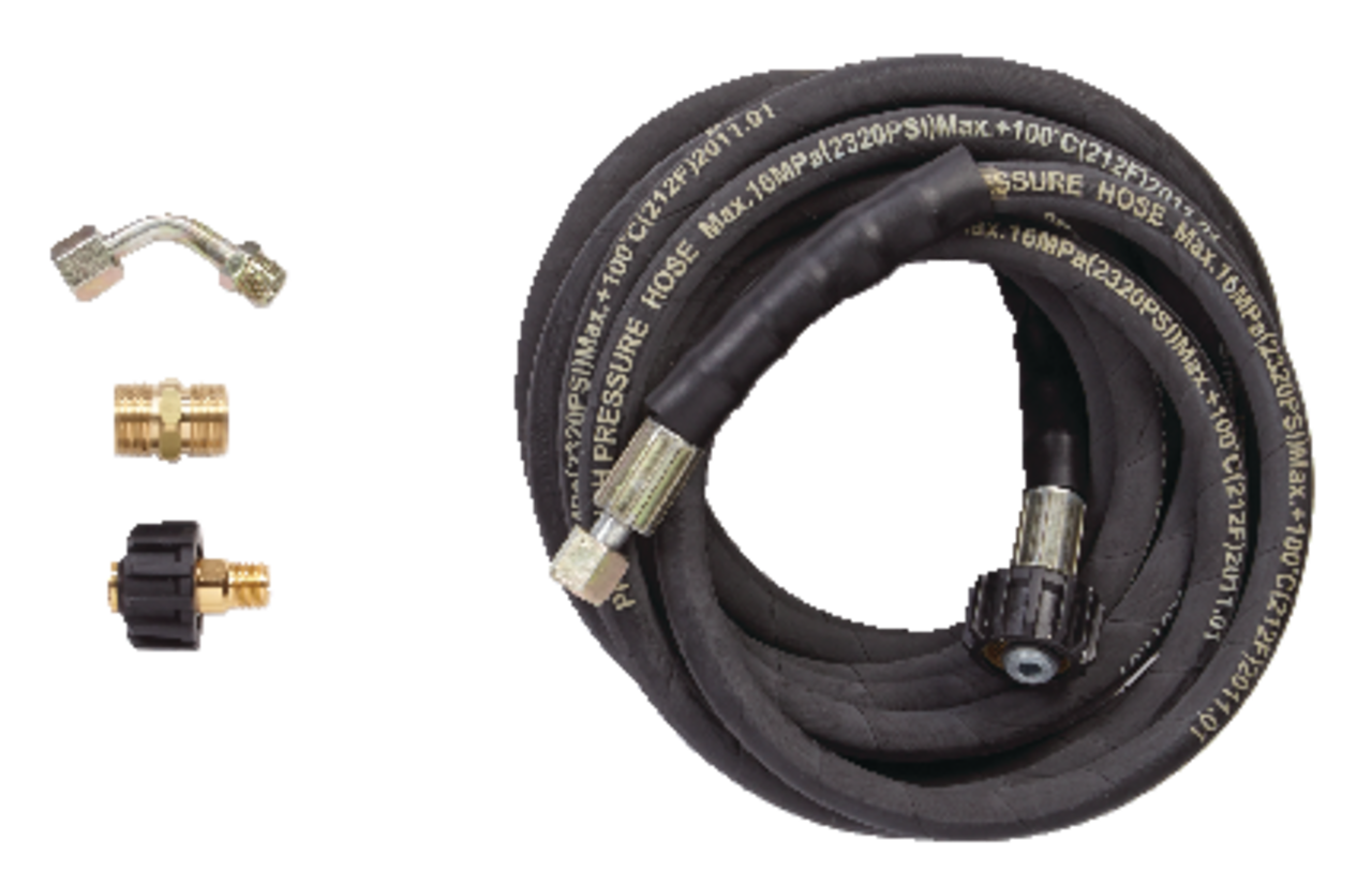 Simoniz Replacement/Extension Hose w/ Accessories Compatible w/ 2300 PSI  Electric Pressure Washer, 25-ft