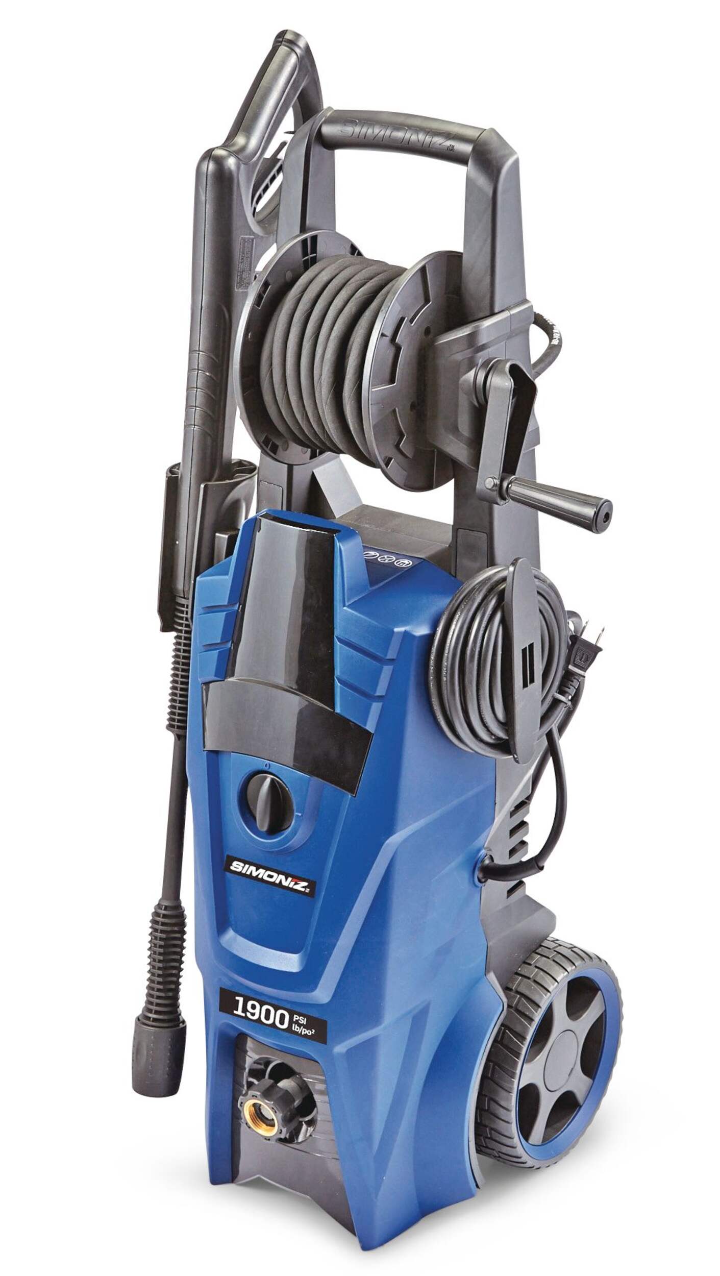 Simoniz 1900 PSI Electric Pressure Washer Front_Three_Fourths_Angled_Left