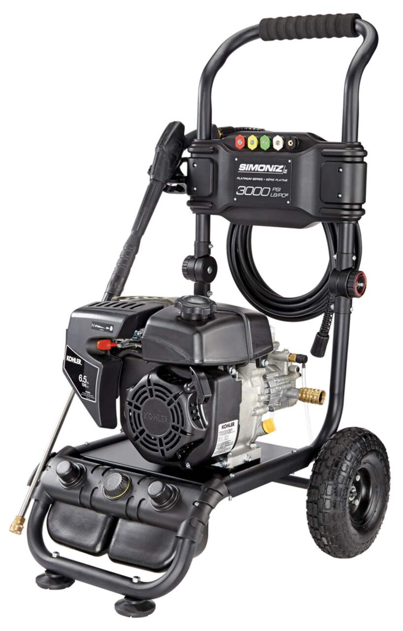 Simoniz platinum 3000 psi gas pressure washer sales with pump