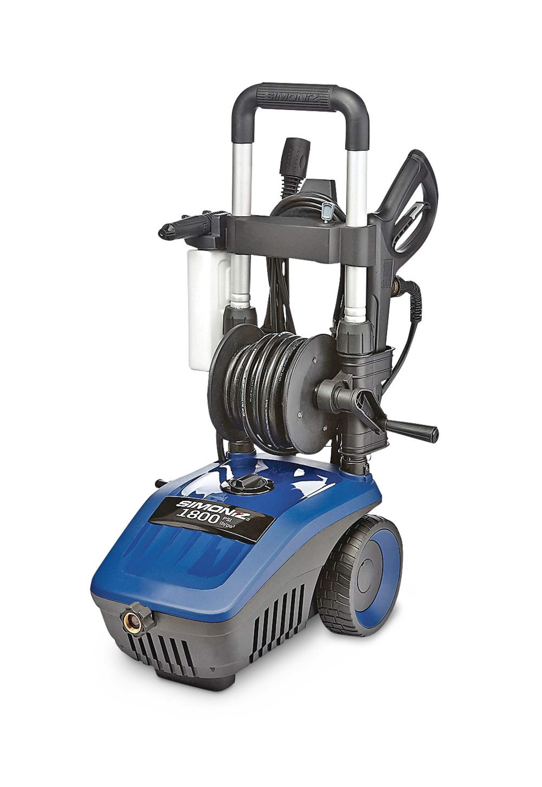 Simoniz - laveuse haute pression électrique avec lance à mousse, 1 800 lb/po², 1,4 gal/min Front_Three_Fourths_Angled_Left