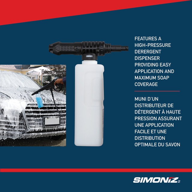 Simoniz 2050 PSI 1.5 GPM Corded Cold Water Wheeled Brushed Electric