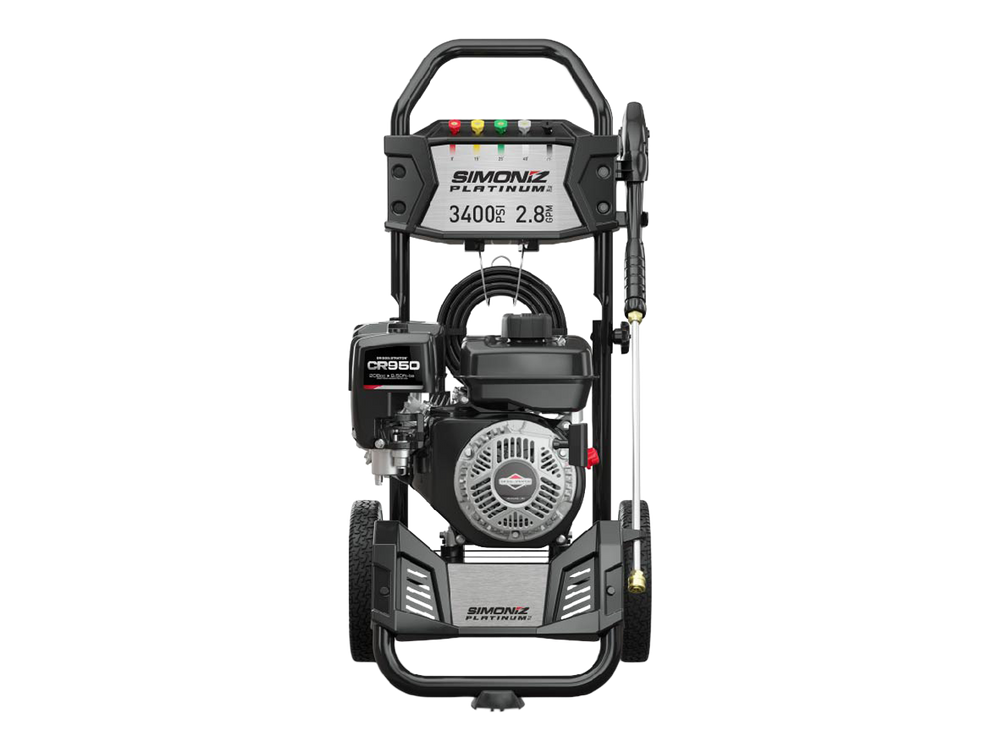 Simoniz Platinum 3400 PSI 2.8 GPM Cold Water Wheeled Gas Pressure