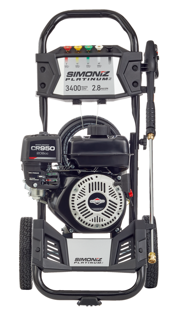 Simoniz Platinum 3400 PSI 2.8 GPM Cold Water Wheeled Gas Pressure