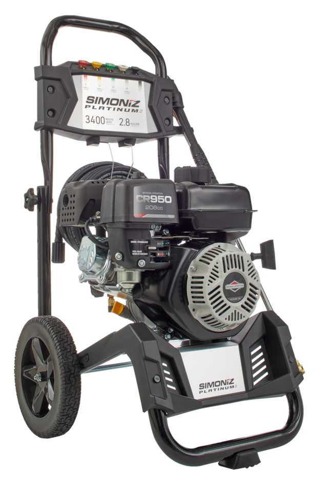 Simoniz Platinum 3400 PSI 2.8 GPM Cold Water Wheeled Gas Pressure