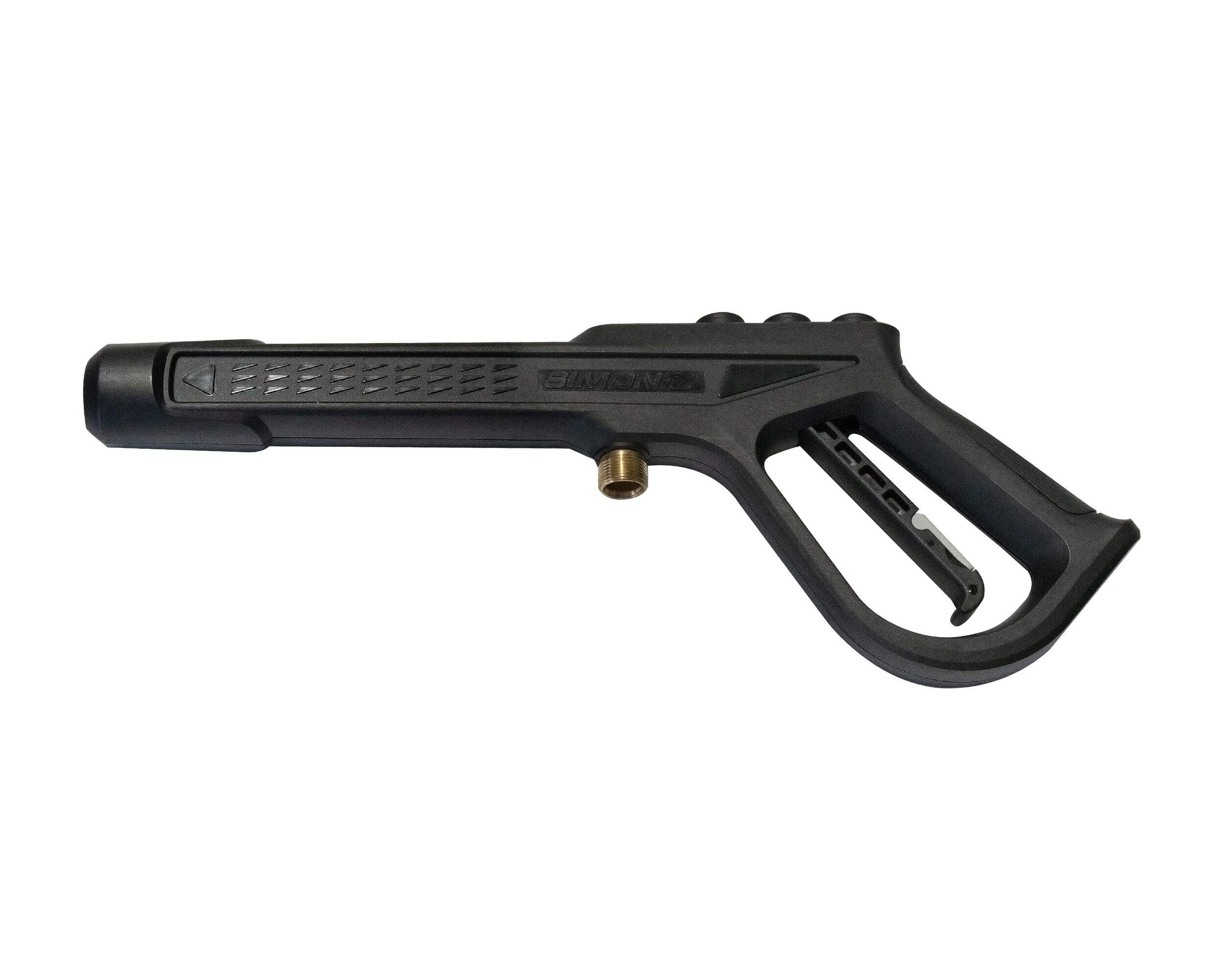 SIMONIZ Electric Pressure Washer Spray Gun w/ Safety Lock, Black Side_Left