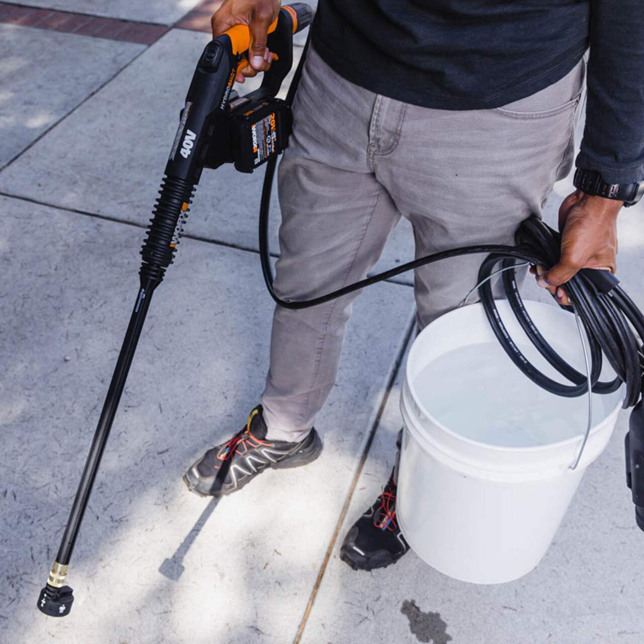 Worx pressure washer 40v on sale