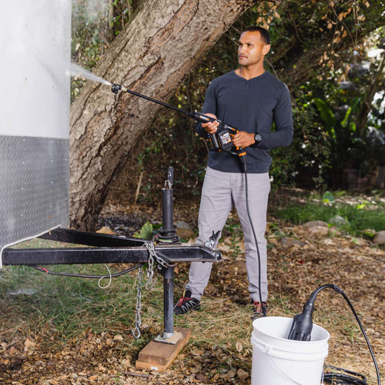 WORX 40V 725 PSI HydroShot Portable Power Washer Cleaner Tool Only