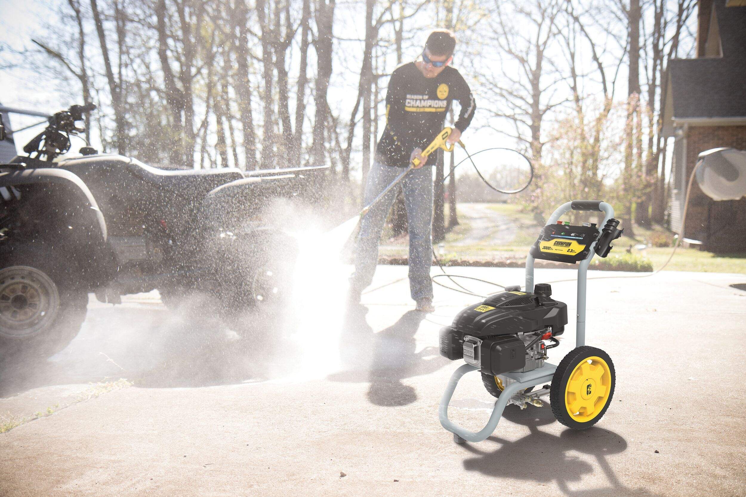 Champion 3000PSI Vertical Gas Pressure Washer Canadian Tire