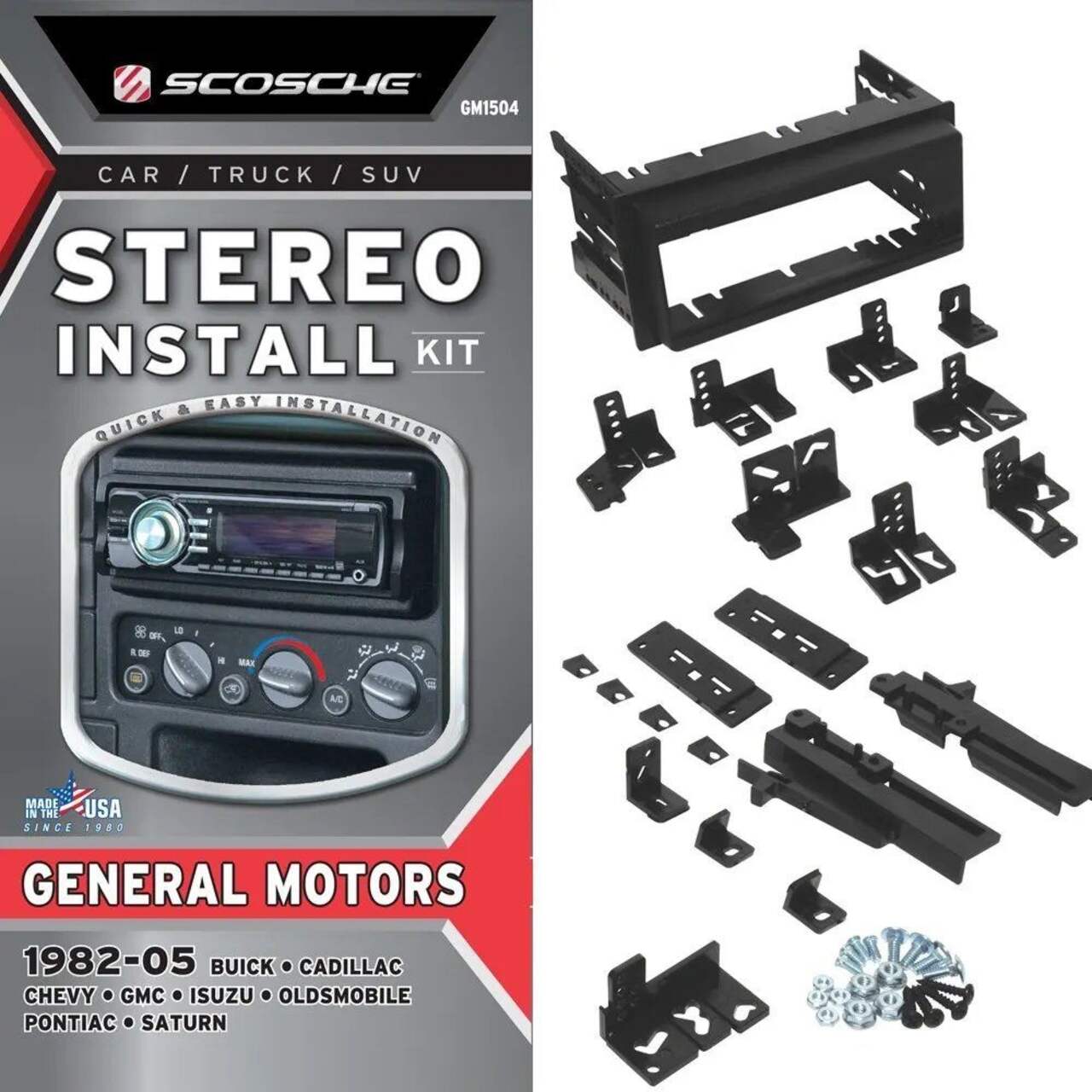 Scosche GM1504 Dash Install Kit for 1982-2005 GM Vehicles