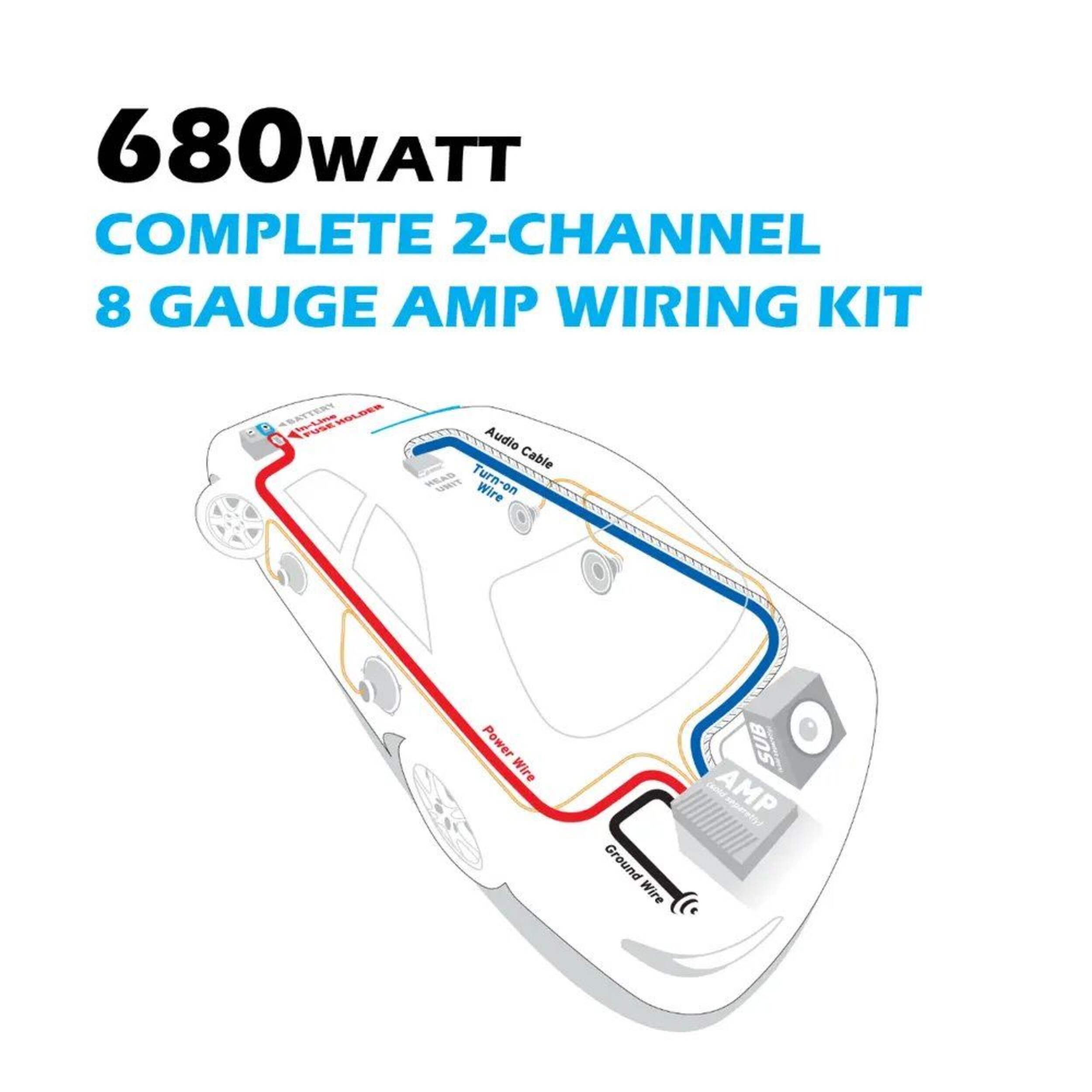 Scosche KDADD 8Gauge Amplifier Add on Kit Canadian Tire