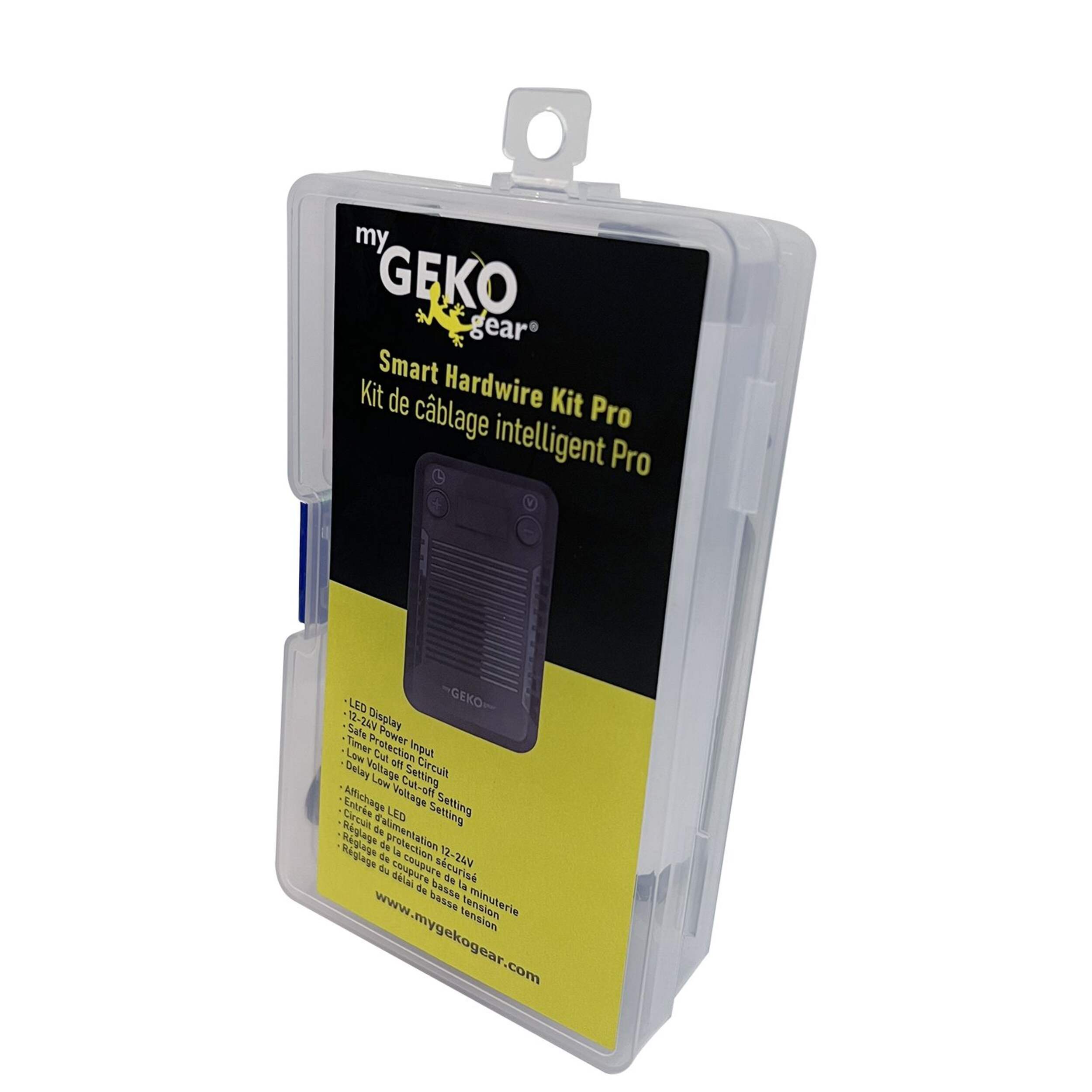 myGEKOgear Smart Hardwire Kit Pro Front_Three_Fourths_Angled_Left