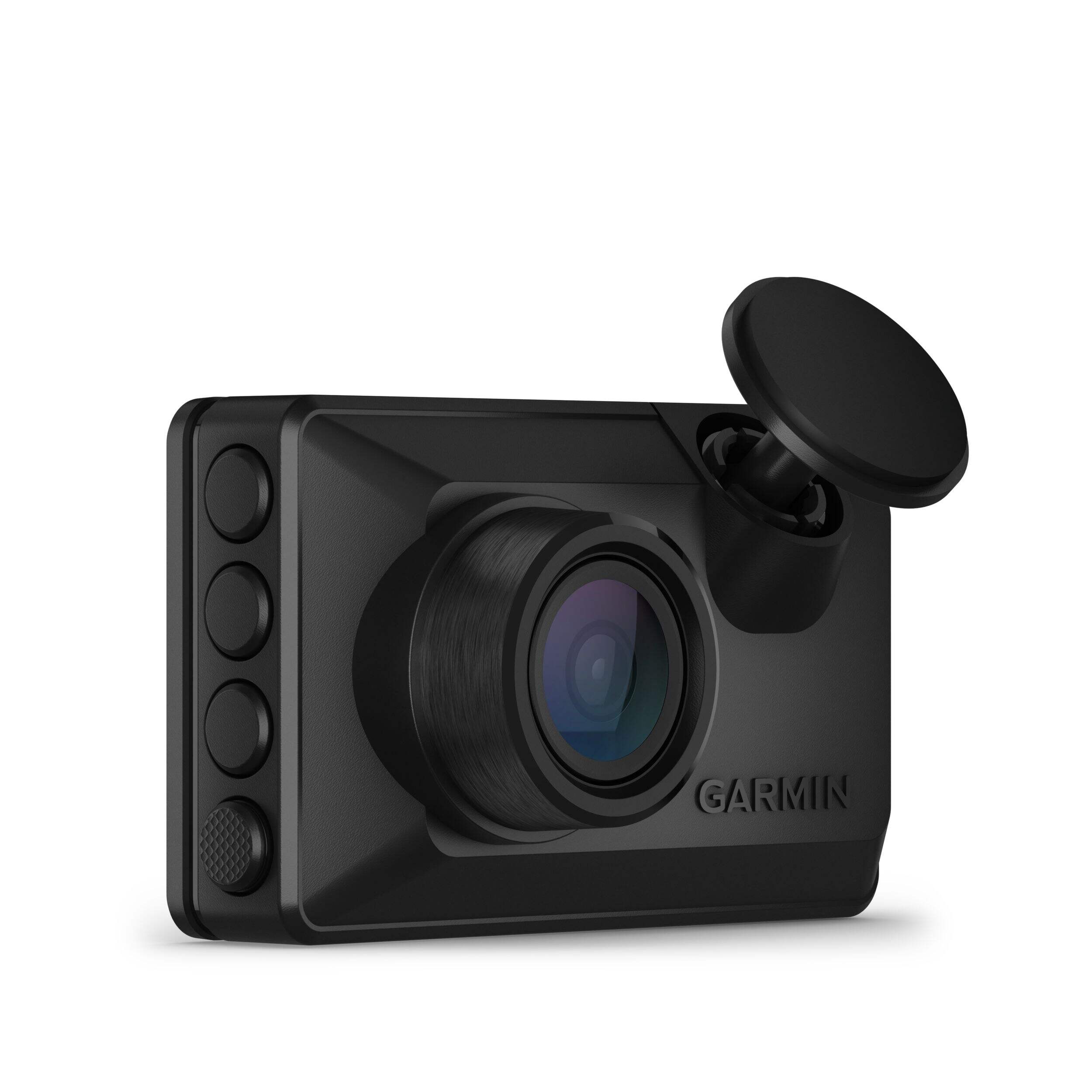 Garmin X110 1080p HD Dashboard Camera with Built-in Clarity™ Polarizer Lens, Black Front_Three_Fourths_Angled_Right