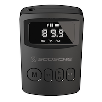 Scosche VT RFEQ Mini Bluetooth Audio FM Transmitter & Receiver Front_Elevated