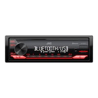 JVC KD-X280BT Bluetooth In-Dash Car Receiver with Wireless Music Streaming Front_Flat