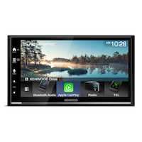 Kenwood 2DIN Touch Panel LCD Screen Auto Digital Media Receiver, Made for iPod/iPhone Front_Flat