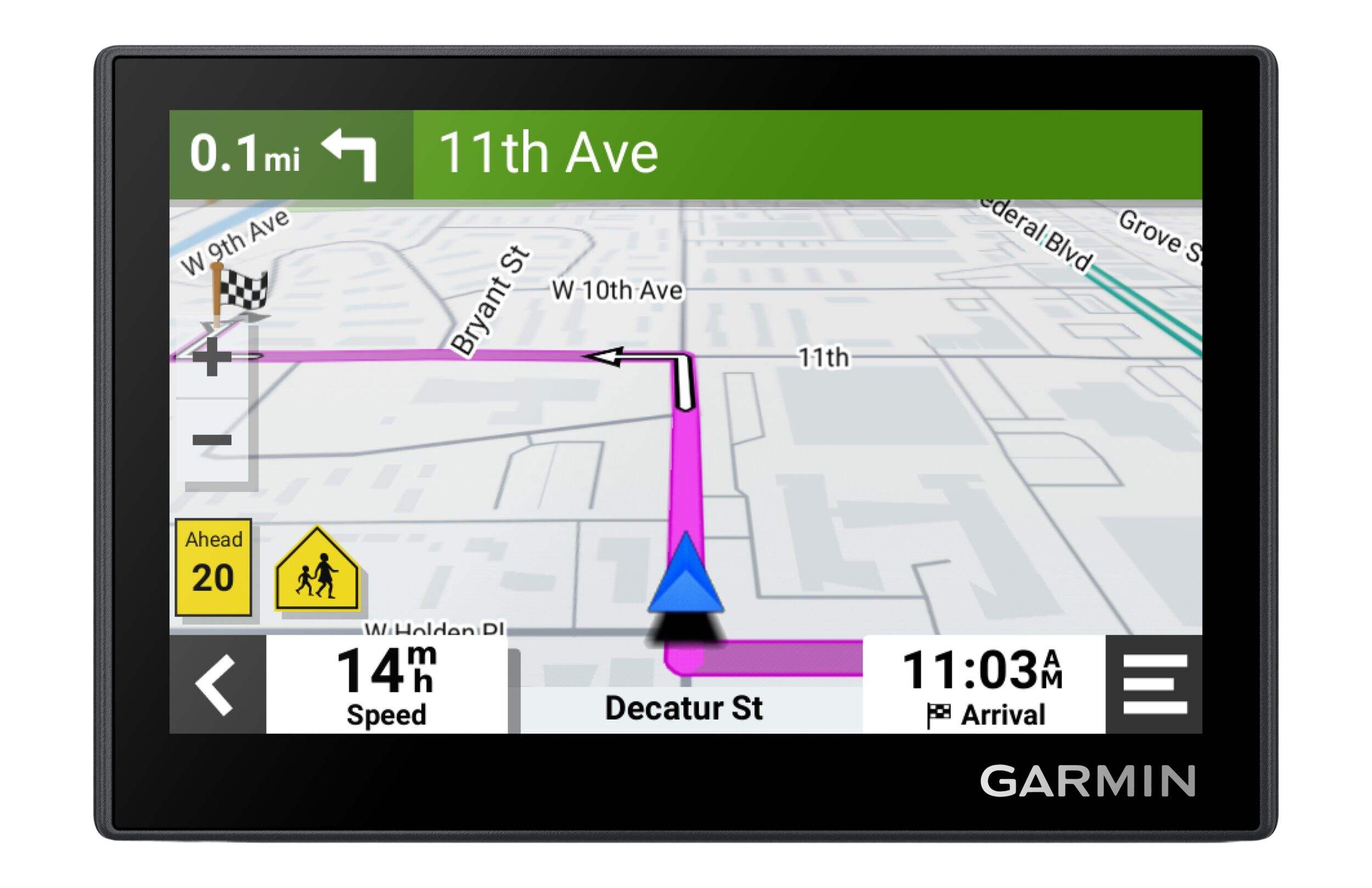 Garmin Drive 53 & Traffic Car GPS with 5-in Display Front_Flat
