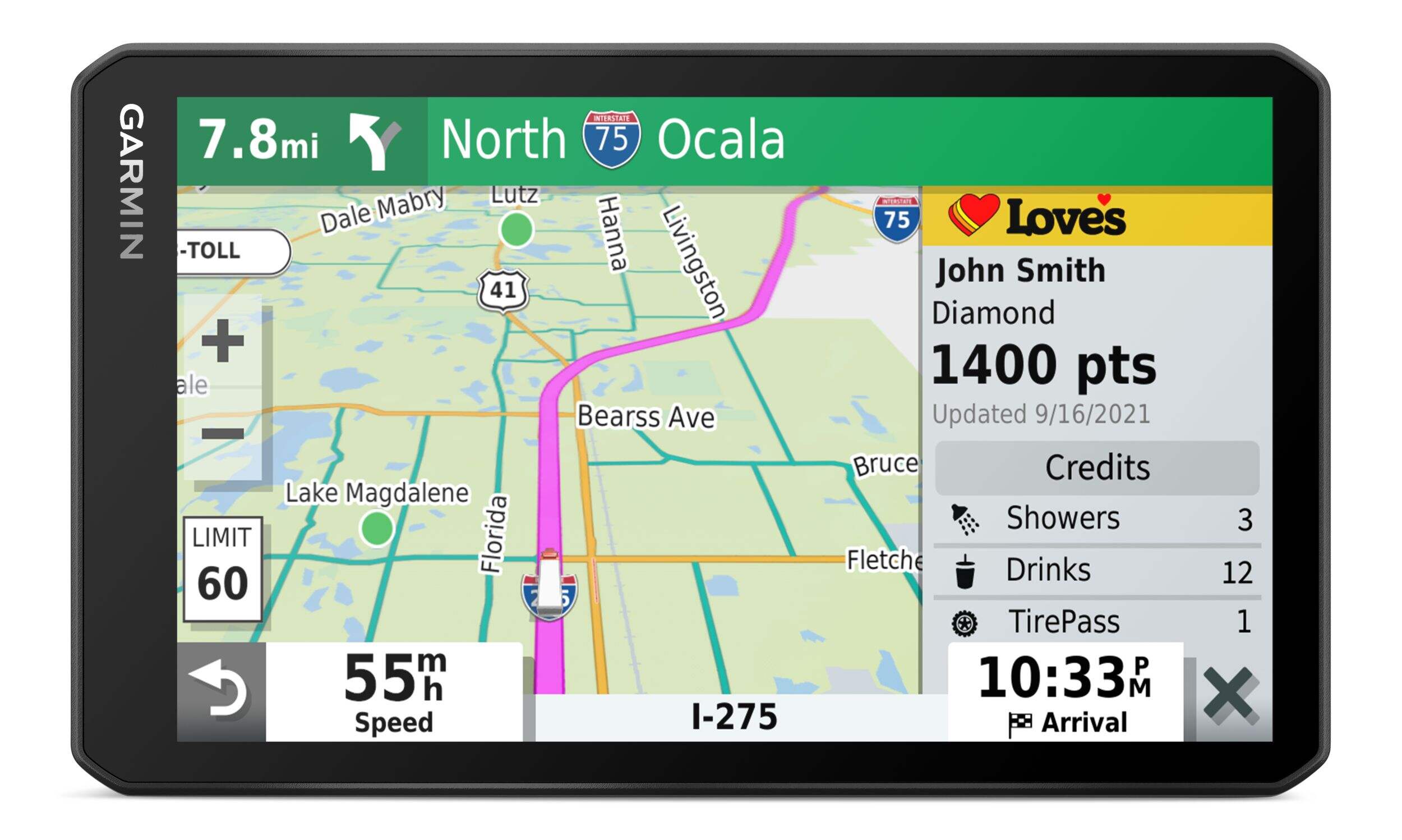 Garmin dēzl™ OTR710 Trucking GPS Canadian Tire