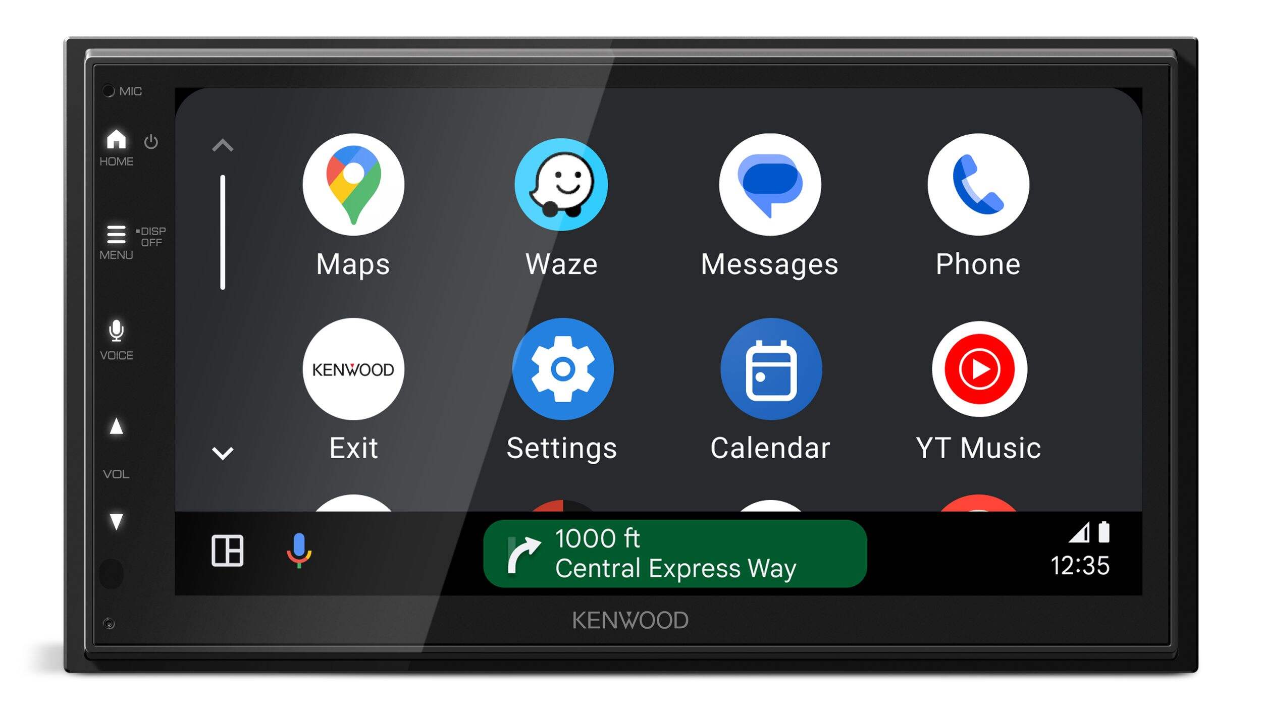 Kenwood DMX4710S Digital Multimedia Receiver with Bluetooth & Navigation Front_Flat