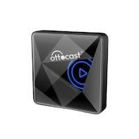 Ottocast Wireless CarPlay Adapter for iOS, Compatible with iPhone 6 & Above Front_Three_Fourths_Angled_Left