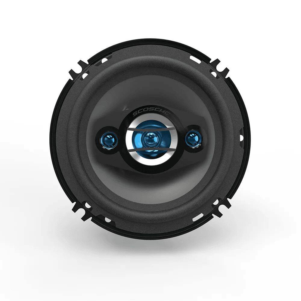 Scosche 200W HD 4-Way Speaker Pair, 6.5-in