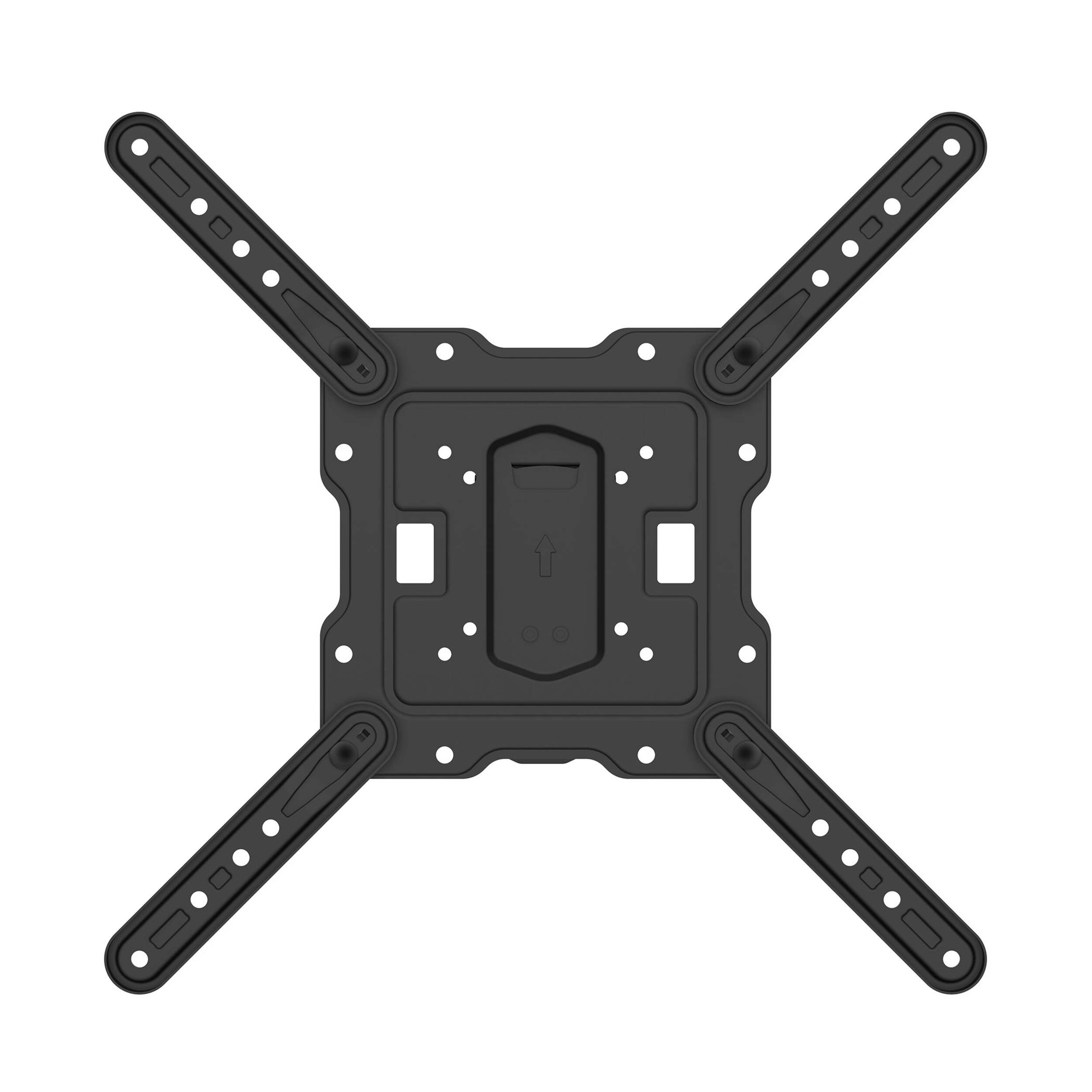 Bluehive Full Motion TV Secure Wall Mount, 19 to 50-in Front_Flat