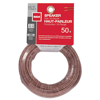 RCA AH1650R 16-Gauge Speaker Wire, 50-ft Front_Flat