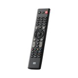 One For All Essence 1-Device Universal Remote Control, Black Front_Three_Fourths_Angled_Left